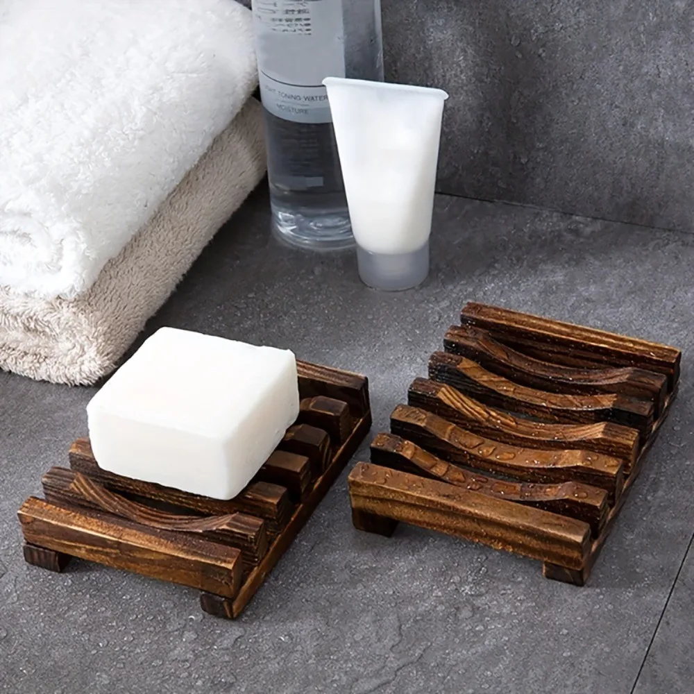 Natural Wooden Soap Holder Tray 2
