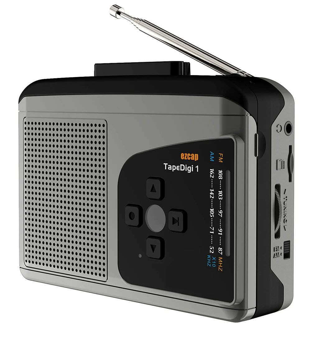 

Ezcap234 Original Tape Walkman Cassette Player AM/FM Radio Recorder Cassette To MP3 Converter To TF Card Audio Capture Card Box