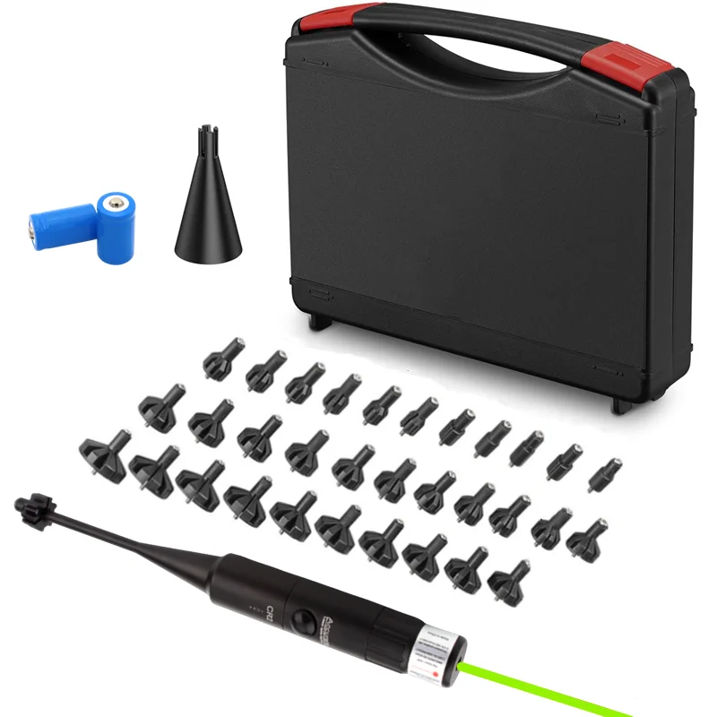 Rifle Red Laser Bore Sighter Collimator Kit Laser Sight 177 .22 to .64 .78 Caliber Hunting Boresighter