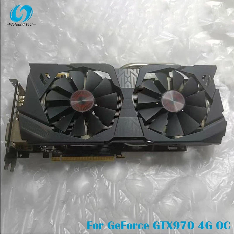 For ASUS GTX 970 4GB Graphics Card GPU For NVIDIA For GeForce GTX970 4G OC Video Cards Computer Game PUBG Desktop PC Map display card for pc