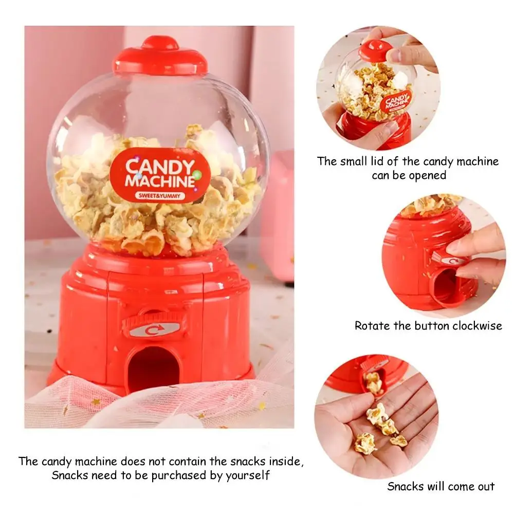 1/3PCS Cute Candy Piggy Bank Mini Sweets Machine Kids Bubble Gift Children Money Box Toys Dispenser Gumball Coin Saving Box Home 2