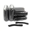 10PCS Black Disposable Bouffant Cap Non Woven Bath Shower Hair Caps Food Service Medical Salon Spa Catering Workspace Cover Hat 1