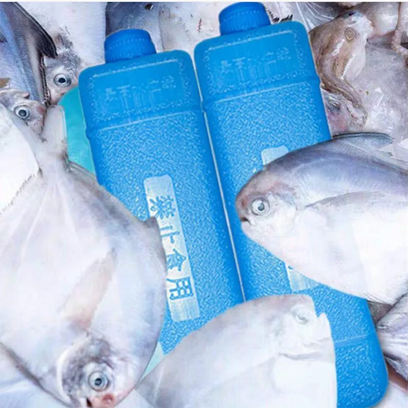 Ice Bag Pack Lunch Box Cooler Picnic Reusable Fresh Food Storage Refrigeration No Need Water Injection