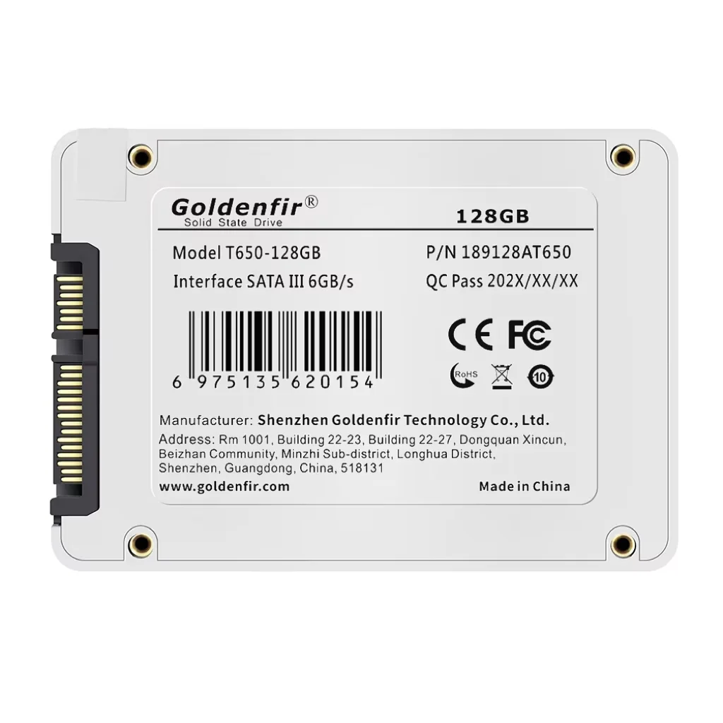Goldenfir original T650 SSD 2.5 portable storage hot selling 128GB