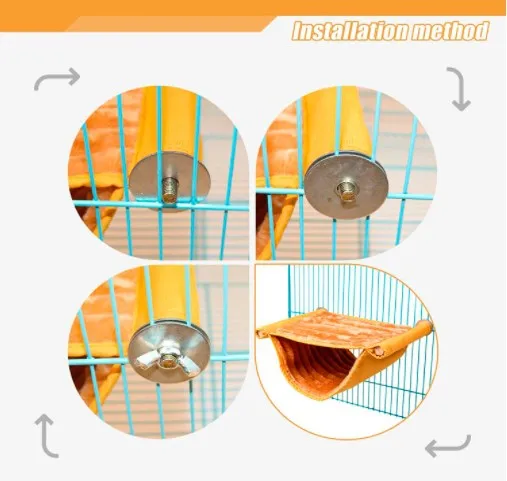 Parrot Hanging Hammock Removable Washable for Parrot Bird Cage Small Pet Hamster House 1PC parrot hanging hammock