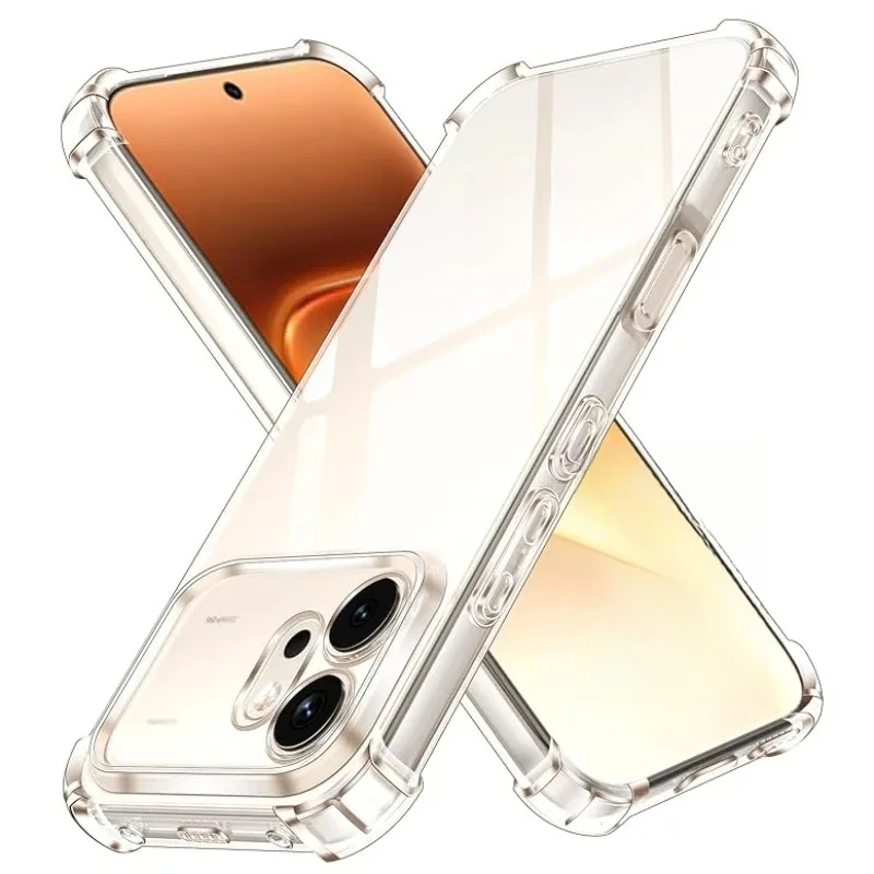 Shockproof TPU Protective Case with Transparent Back Shell