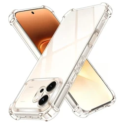 Shockproof TPU Protective Case with Transparent Back Shell for Honor 600 Pro (Transparent)