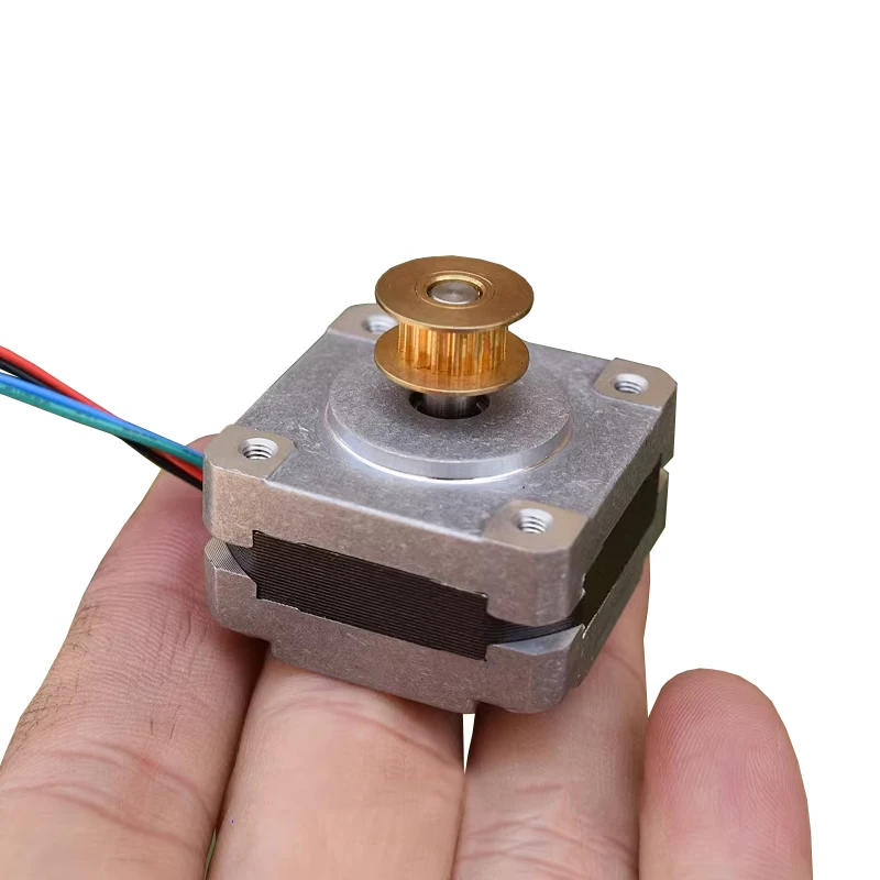 NEMA14 0.9 Degree Mini 35mm Stepper Motor 2-Phase 4-Wire Stepping Motor Double Ball Bearing 5mm Shaft For 3D Printer CNC Robot
