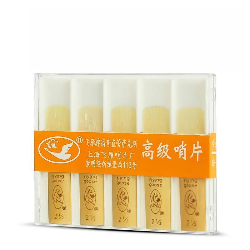 Sax Resin Reed Saxophone Reeds Woodwind Instrument Accessories Original Alto Tenor Soprano Sax Clarinet Reed Box of 10 Strength 2.0 2.5 3.0 3.5