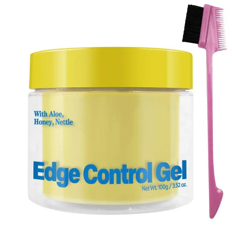 100G Cera Per Lo Styling Con Pennello Gel Per Lo Styling Dei Capelli Gel Per Intrecciare I Capelli Gel Per Capelli Cera Per Capelli Crema Per Lo Styli