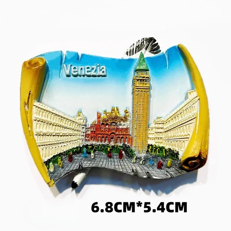 Magnete Da Frigorifero 3D Zakynthos Grecia – A Forma Di Cuore, Fatto A Mano In Resina, Souvenir Da Viaggio, Dimensioni 6x7 Cm