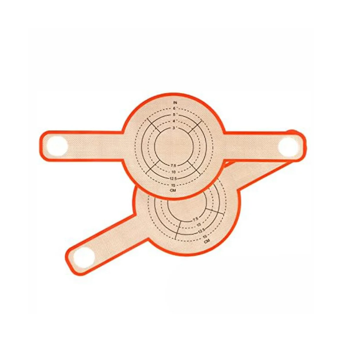 

2Pcs Silicone Baking Mat, Bread Baking Siling with Long Handles Reusable Bread Mat Dutch Oven Liner