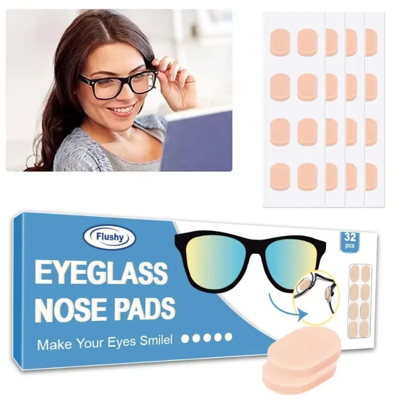 Non-slip Nose Pads Self-Adhesive EVA Foam Anti-pressure Mini Soft Oval Shape Glass Eyewear Eyeglasses Sticker Accessories Kit 3