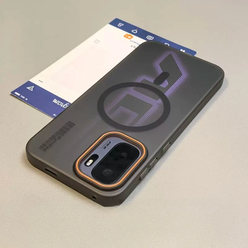 Luxury Frosted Clear Magnetic Wireless Charging Case