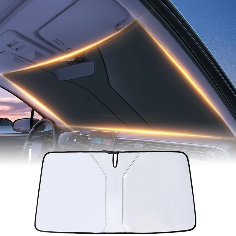 

210T Car Windshield Sunshade UV Ray Reflector Auto Window Sun Shade Visor Shield Cover Keeps Vehicle Cool Sun Visor Protector