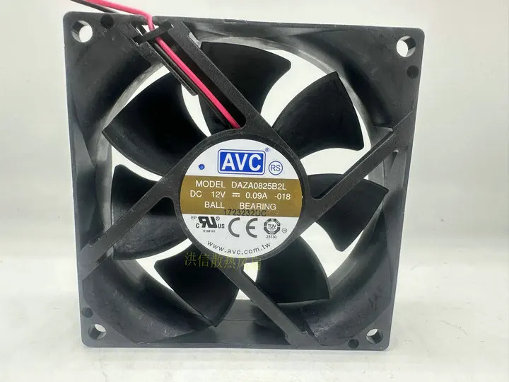 

Двухпроводной Вентилятор охлаждения сервера AVC DAZA0825B2L DC 12 В 0,09a 80x80x25 мм