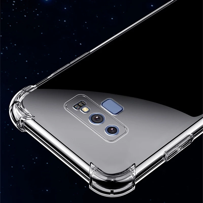 Clear Silicone Protective Cover for Samsung Galaxy Note Series
