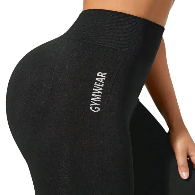 Yoga Leggings for Women High Waisted Soft Tummy Control Slimming Black Yoga Pants Clothing Workout Running Fitness 5