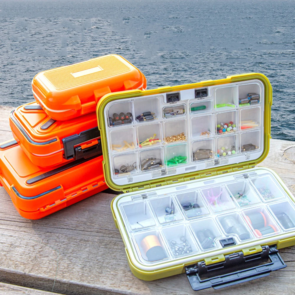 Double-Sided Fishing Lure Box Fishing Lure Case Fishing Tackle Box  Organizer Containers For Storing Bait Hooks Small Fishing - AliExpress