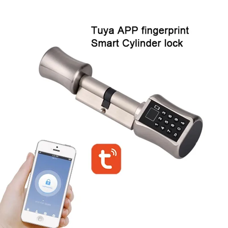 Fingerprint Electronic Lock Cylinder Cylinder Lock Password Recognition
