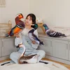 Simulation 3D Printed Animal Pillow Lifelike Parrot Goose Duck Pigeon Pheasant Cock Stuffed Doll Cute Cushion Toys Home Decor 1