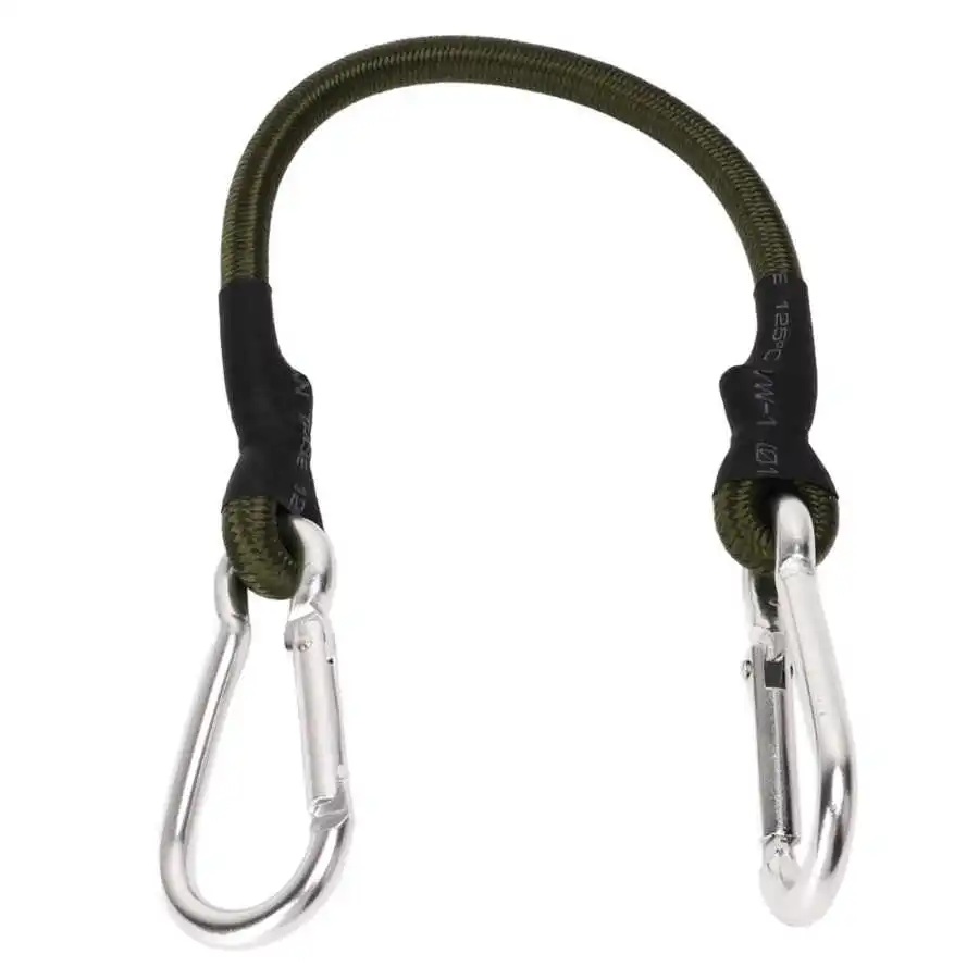 Heavy Duty Bungee Cord Easy Fixation Firm Multipurpose Strong Wear Resistance Bungee Straps with Carabiners for