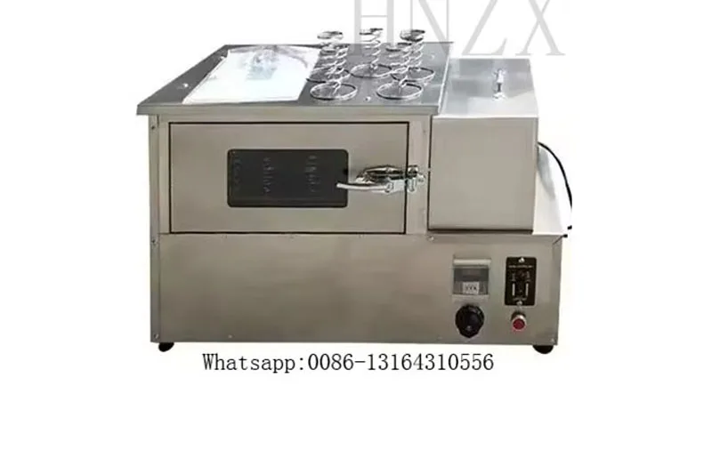 Description Picture 3 of itemHigh Quality Automatic Crispy Sugar Pizza Cone Making Baking Oven Equipment Waffle Cone Maker Ice Cream Roller Mold