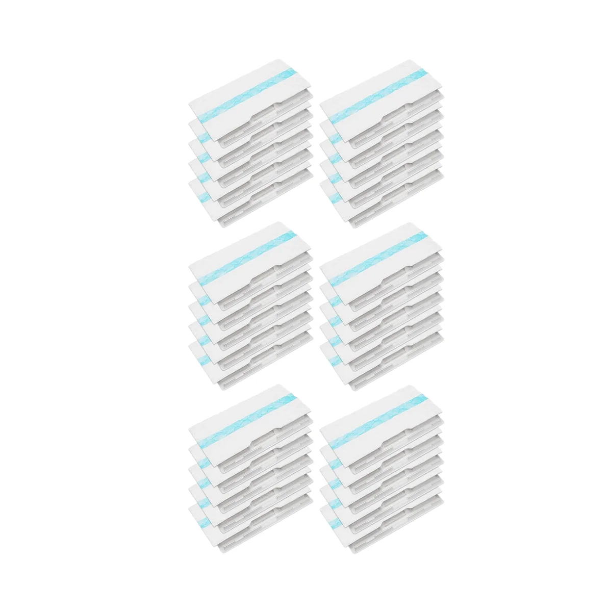 

30 Pack for Shark VACMOP Disposable Hard Floor Vacuum and Mop Pad Refills for Shark Vacmop Pro VM252