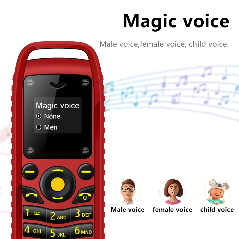 SERVO B25 Mini Mobile Phone 2 SIM Standby Bluetooth Dialing Magic Voice Sync Music Blacklist Durable Little Telephones Low-Price