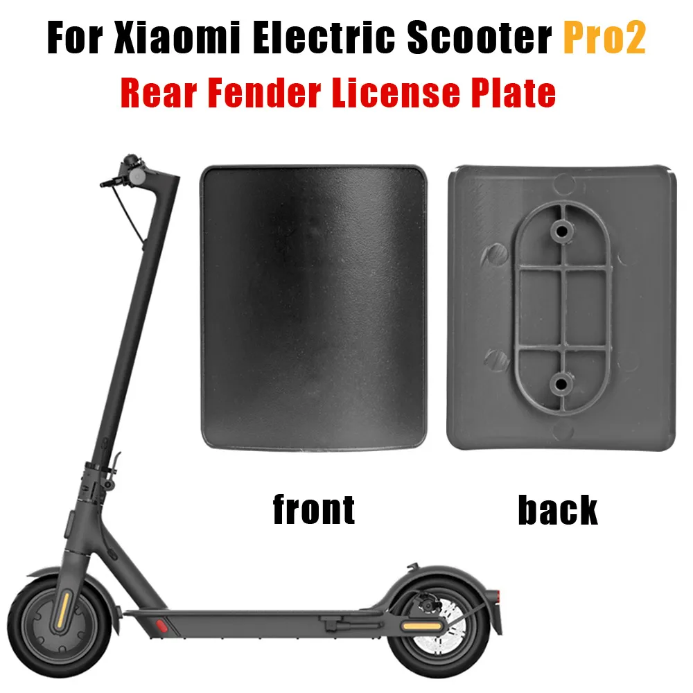 Rear Mud Fender License Plate Guard Number Plate Holder For Xiaomi M365 Pro 2 Electric Smart Scooter Licenses Frame Parts