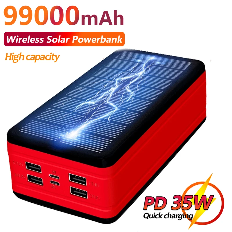 60000mAh Power Bank PD 45W - Externe Powerbank Mit 7 Ausgängen & LED Anzeige