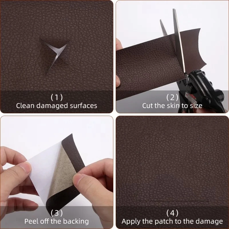 300x50cm Self-Adhesive Leather Repair Tape for Sofa Car Seats