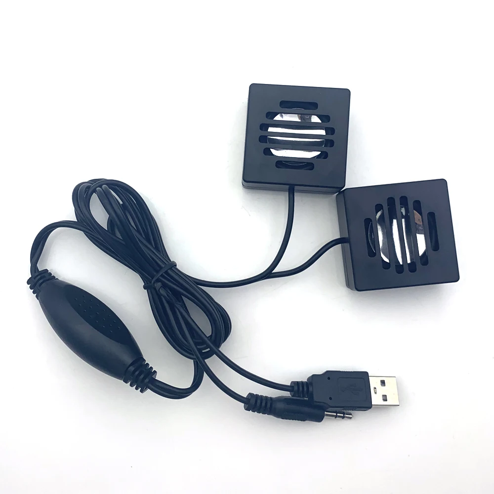Paste Mini Computer Speaker USB Wired Speakers Universal Stereo Sound Surround Loudspeaker For Computer Laptop Notebook 2