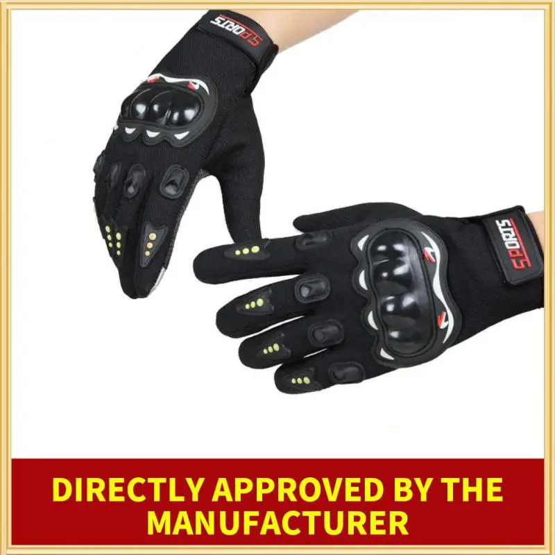 

Long Finger Gloves Resistant Nylon And Mesh For Cycling Bike Ski Outdoor Camping Hiking Motorcycle Motorcycle Gloves
