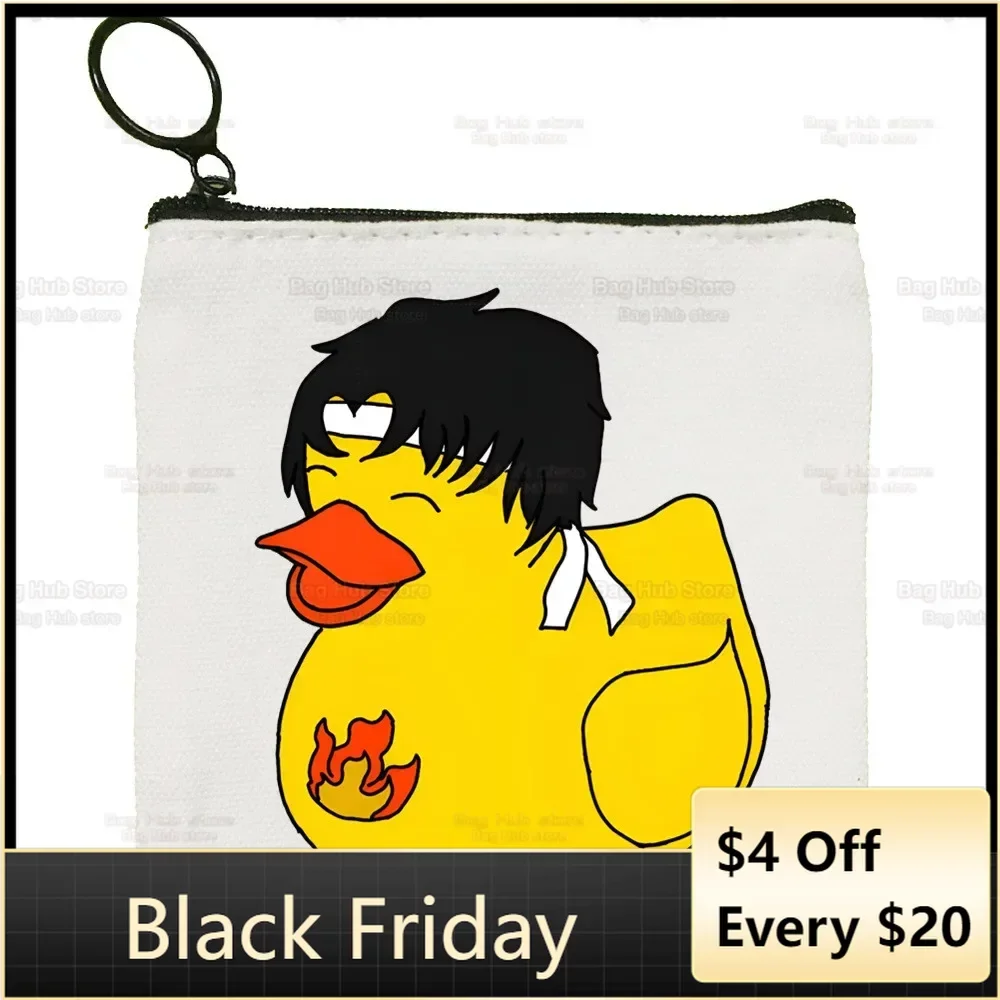 

Quackity My Beloved Printed Canvas Bag Design Canvas Simple and Fashionable Storage Bag