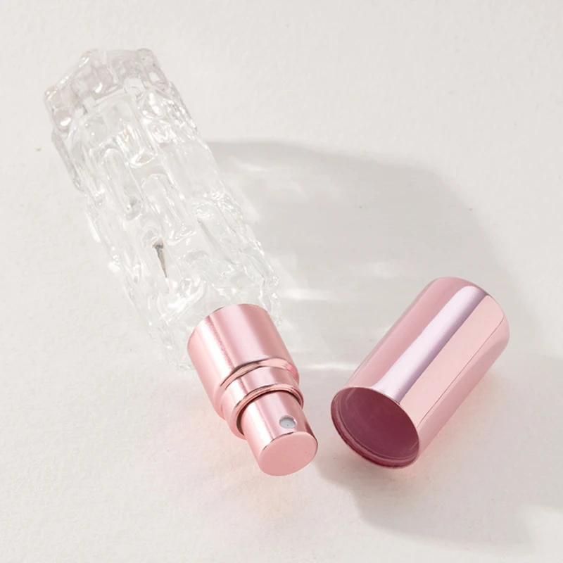 두꺼운 유리 용기 Empty10ml 향수 리필 병 휴대용 화장품 스프레이 분무기 휴대용 여행 서브 병