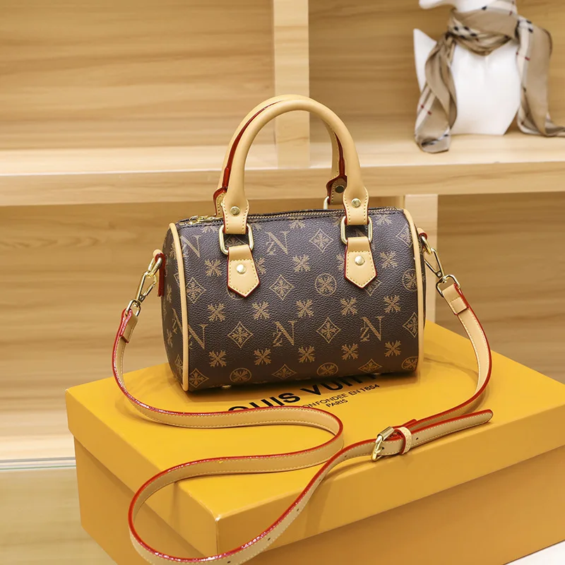 LV Louis Vuitton Nano Speedy Classic Pillow Bag Women's Leather Bag