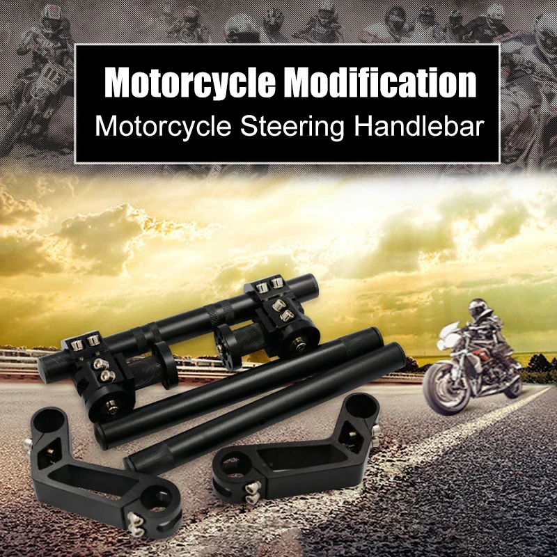 

CNC Motorcycle Adjustable Steering Handlebar 7/8" Removable Handlebar System
