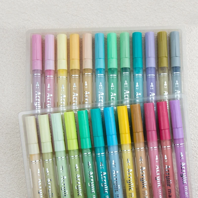 아크릴 방수 마커 펜, 모란디 컬러 마커, 세라믹 펜, DIY 핸드 페인팅
