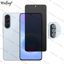 Enhanced Privacy Anti - Spy Tempered Glass Screen Protector with Camera Guard - Samsung A37 5G (1 Glass and 1 Len)