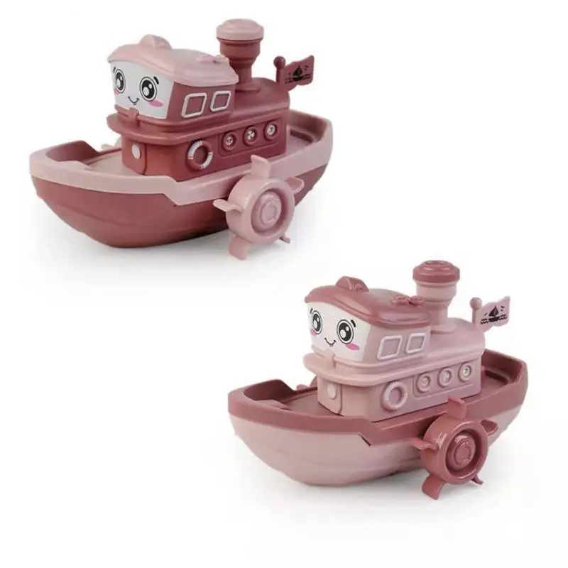 

Игрушка для ванны, плавательная Лодка на водной лодке, игрушка для игры в воду, игрушка для ванны с защитой от падения из АБС-пластика, детская игрушка для ванны с отверстиями для утечки