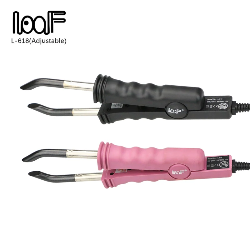 Hair Extensions Fusion Perm Heated Hair Extensions Temperature Controlled Perm Temperature Controlled Iron Keratin Bonding Tool Hair Extension Tool