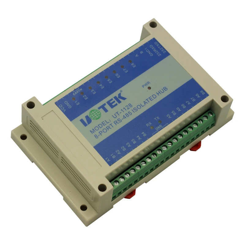 

UT-1128 232/485 To 8-way 485 Converter 485 Hub 8-way 485 Photoelectric Isolation