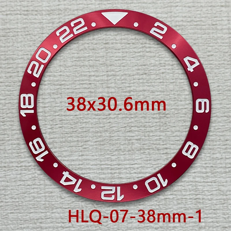 Two-Tone Beveled Metal Bezel, 38mm - Premium Diving Watch Accessory