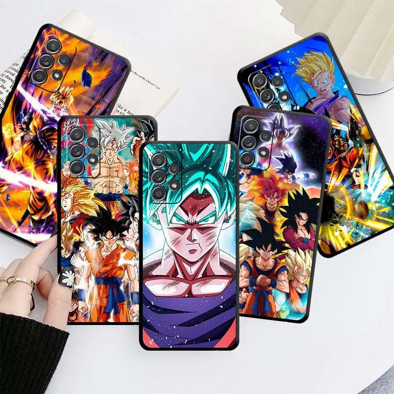 

Hot Dragon Ball Super Son Goku Case For Samsung Galaxy A52 A53 A12 A13 A32 A71 A33 A13 A51 A23 A32 A31 A22 A03 A02s Phone Fundas
