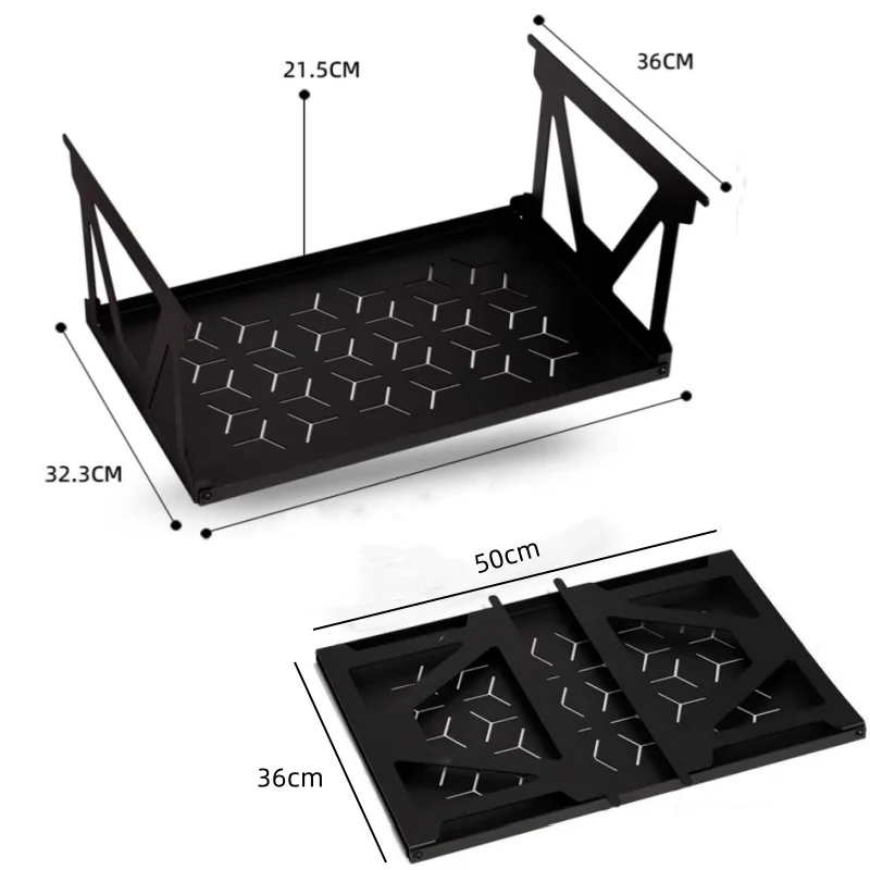 IGTテーブル折りたたみフレーム、アルミニウム合金、シルバー軽量