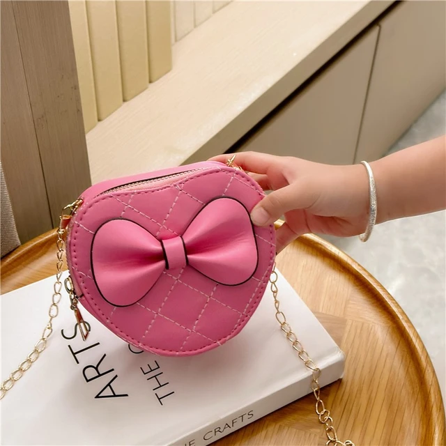 Kid's Shoulder Bags Bow Cross-body Sweet Girls Kawaii Peals Fashion Mini  Princess Handbags Beading Top-handle Children Coin Bag - AliExpress