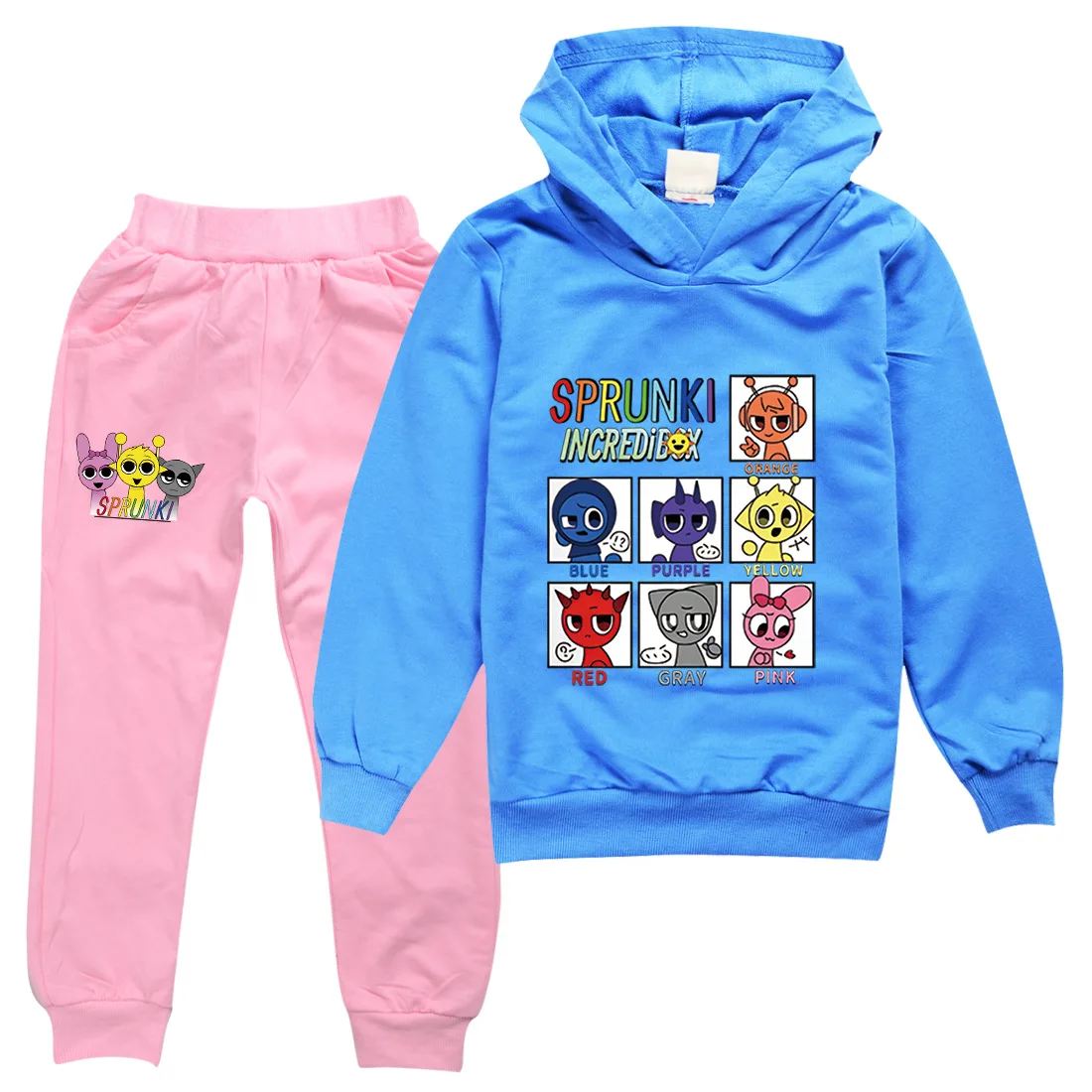 Jongens Pak 92 Kinderhoodie-Trui Sweatshirt Joggingbroek Set Populaire Bedrukte Hoodie Set op Ondergoed 2023 Casual Letters Bedrukt Lange Mouwen-Out-Wear Trainingspak Kinderen 98, zwart, 11-12 Jaar
