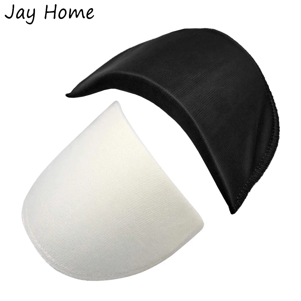 4 Pairs Foam Shoulder Pads Set Polyester Pad for Women Men Teens Sewing Accessories Clothes Set-in Shoulder Pads