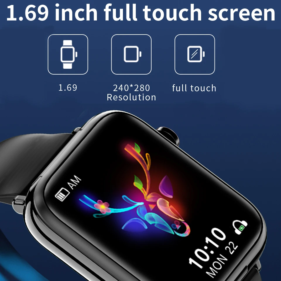 2023 ο 240*280    Ʈ ġ  IP67   Smartwatch ȵ̵ iOS ȭ
